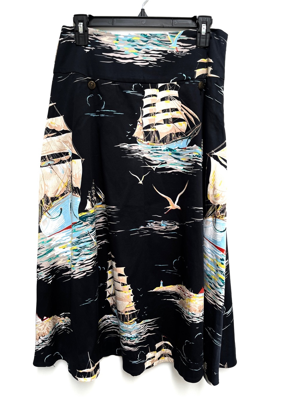 Anthropologie, Leifnotes Sailaway skirt, vintage A line style, size 6